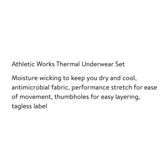 Athletic Works Thermal Underwear - Picture 5 of 6